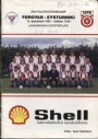 Fotboll Program Färöarna -Turkiet 1990  EM-kval